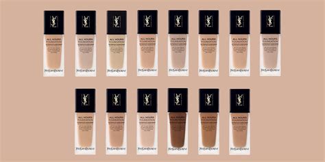 ysl foundation swatches black model|YSL foundation color chart.